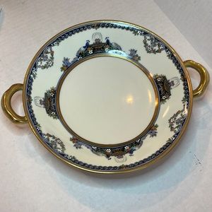 Vintage Noritake Japan Footed serving dish.